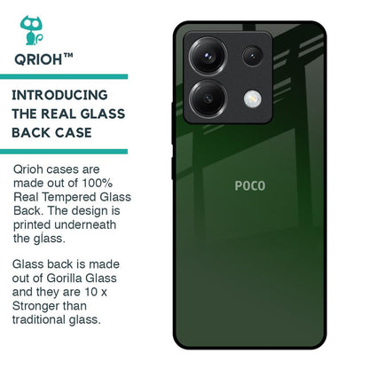 Deep Forest Glass Case for Poco X6 5G