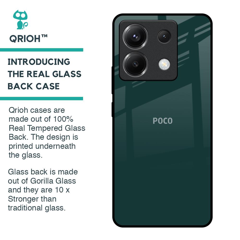 Olive Glass Case for Poco X6 5G