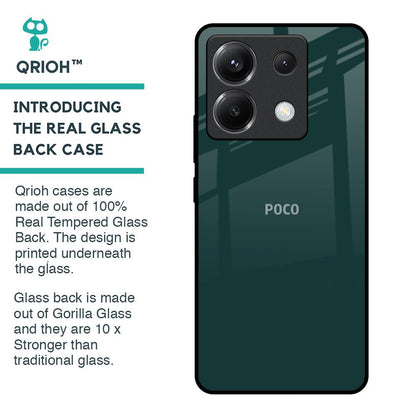 Olive Glass Case for Poco X6 5G