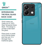 Oceanic Turquiose Glass Case for Poco X6 5G