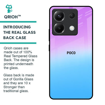 Unicorn Pattern Glass Case for Poco X6 5G