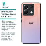 Dawn Gradient Glass Case for Poco X6 5G