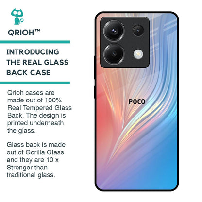 Mystic Aurora Glass Case for Poco X6 5G