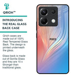 Mystic Aurora Glass Case for Poco X6 5G