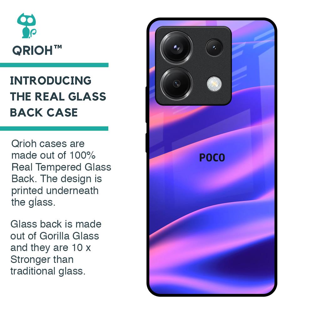 Colorful Dunes Glass Case for Poco X6 5G