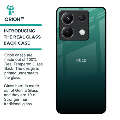 Palm Green Glass Case For Poco X6 5G
