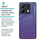 Indigo Pastel Glass Case For Poco X6 5G