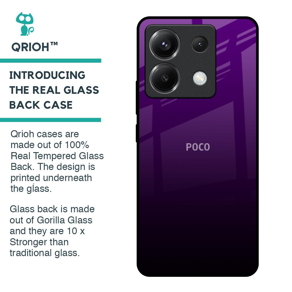 Harbor Royal Blue Glass Case For Poco X6 5G