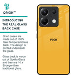Fluorescent Yellow Glass case for Poco X6 5G