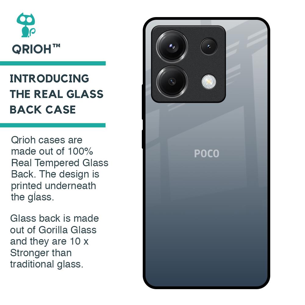 Dynamic Black Range Glass Case for Poco X6 5G