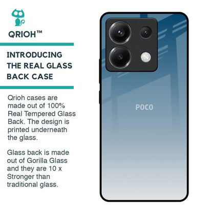 Deep Sea Space Glass Case for Poco X6 5G