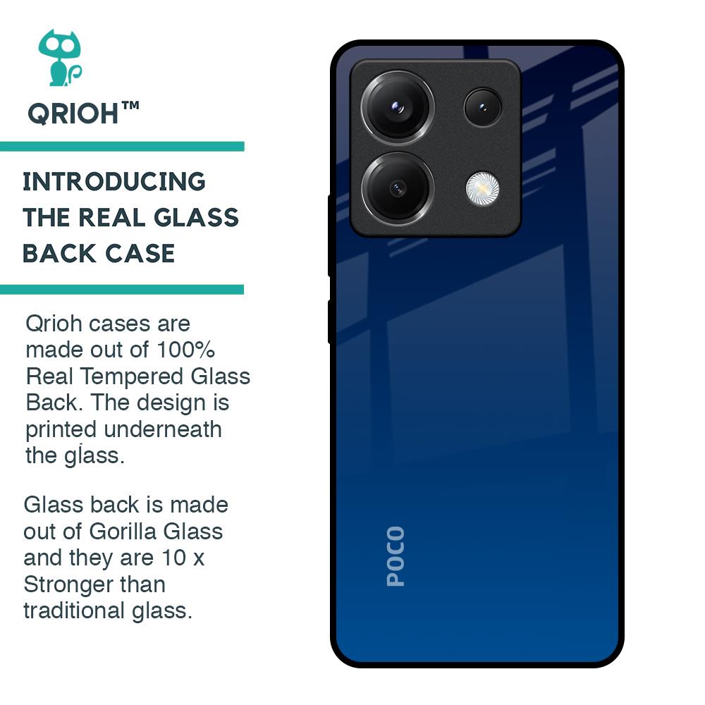Very Blue Glass Case for Poco X6 5G