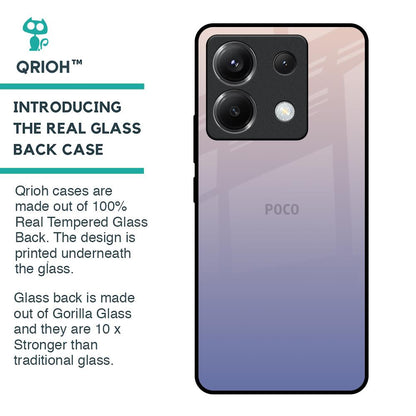 Rose Hue Glass Case for Poco X6 5G