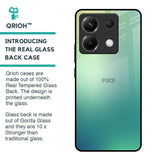 Dusty Green Glass Case for Poco X6 5G