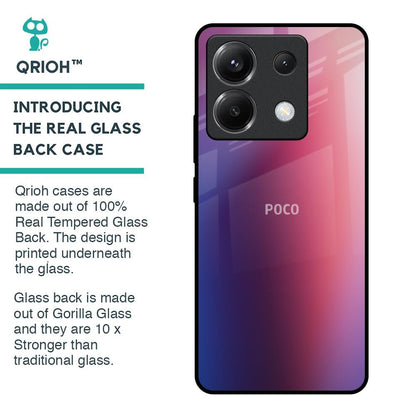 Multi Shaded Gradient Glass Case for Poco X6 5G