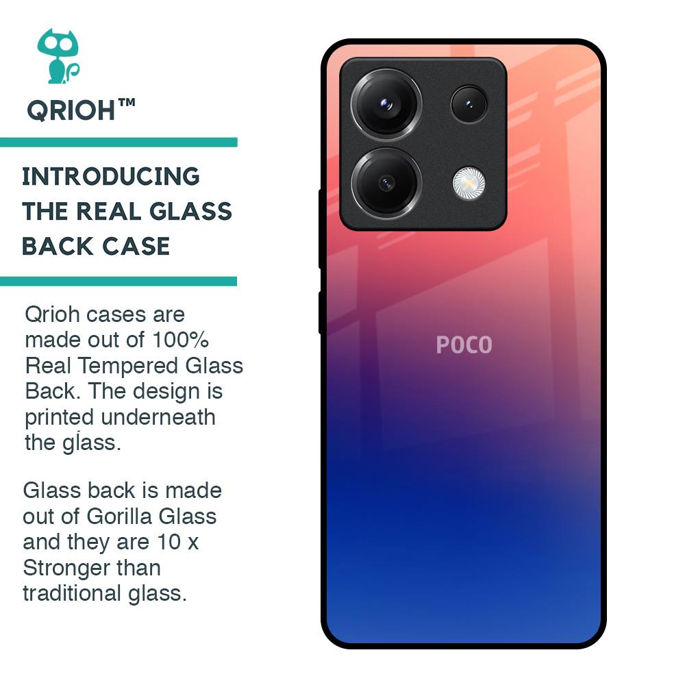 Dual Magical Tone Glass Case for Poco X6 5G