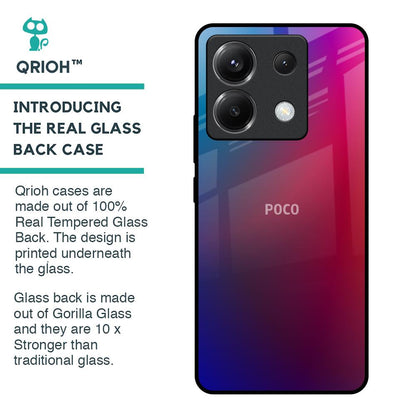 Magical Color Shade Glass Case for Poco X6 5G