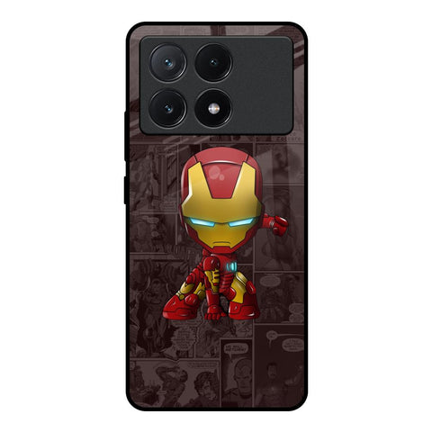Angry Baby Super Hero Poco X6 Pro 5G Glass Back Cover Online