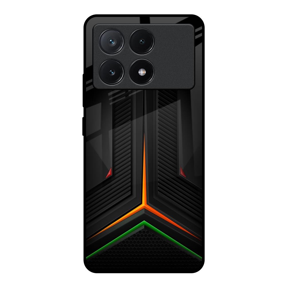 Modern Ultra Chevron Poco X6 Pro 5G Glass Back Cover Online
