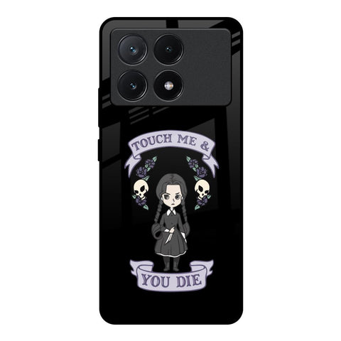 Touch Me & You Die Poco X6 Pro 5G Glass Back Cover Online