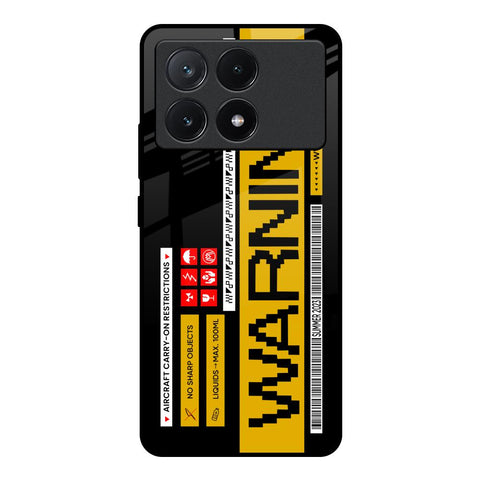 Aircraft Warning Poco X6 Pro 5G Glass Back Cover Online