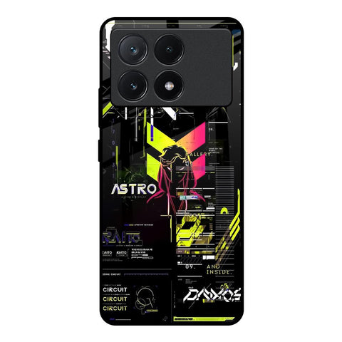 Astro Glitch Poco X6 Pro 5G Glass Back Cover Online