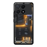 Glow Up Skeleton Poco X6 Pro 5G Glass Back Cover Online
