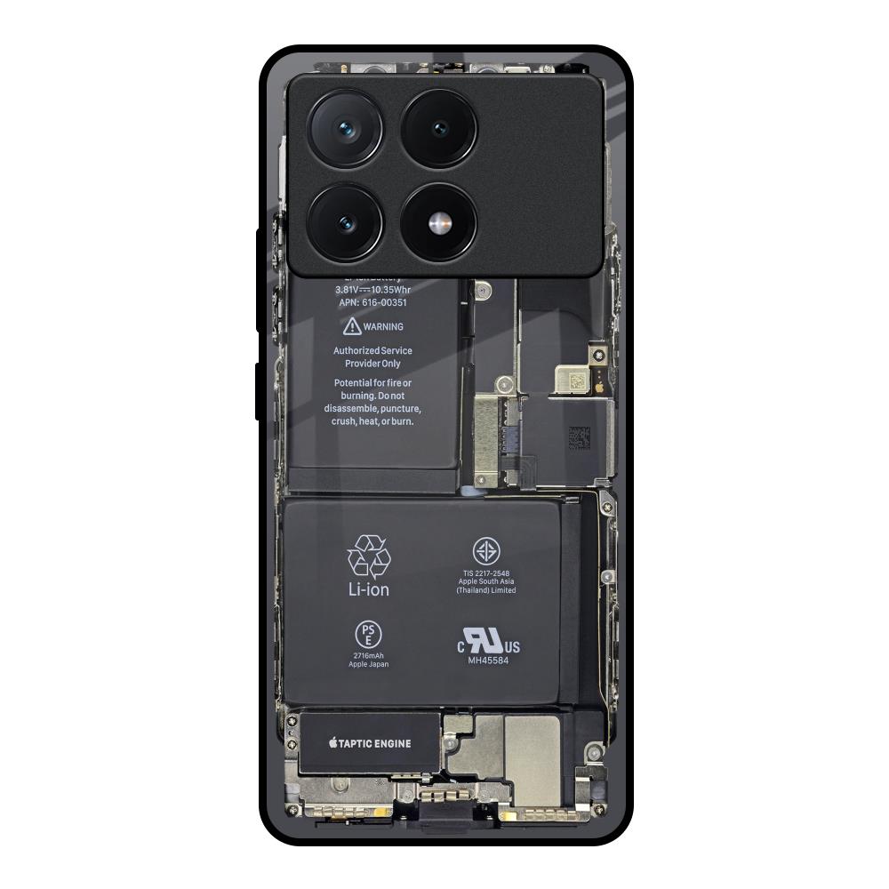 Skeleton Inside Poco X6 Pro 5G Glass Back Cover Online