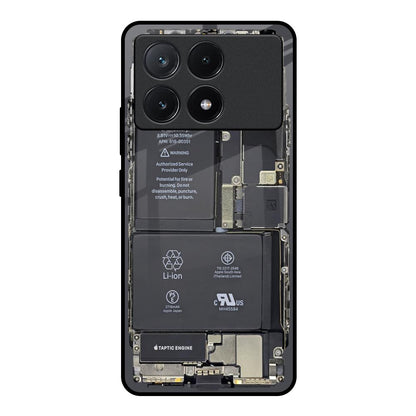 Skeleton Inside Poco X6 Pro 5G Glass Back Cover Online