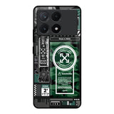 Green Camo Circuit Poco X6 Pro 5G Glass Back Cover Online
