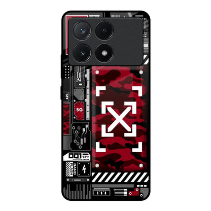 Technology Art Poco X6 Pro 5G Glass Back Cover Online