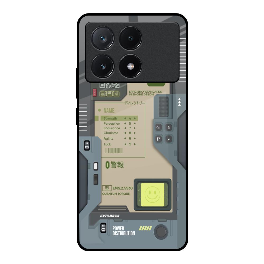 Art Station Poco X6 Pro 5G Glass Back Cover Online