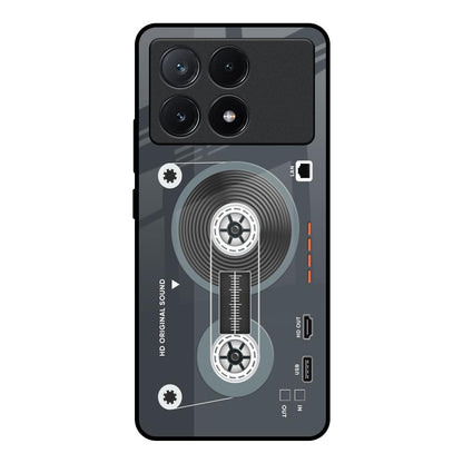 Retro Recorder Poco X6 Pro 5G Glass Back Cover Online