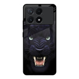Angry Black Leopard Poco X6 Pro 5G Glass Back Cover Online