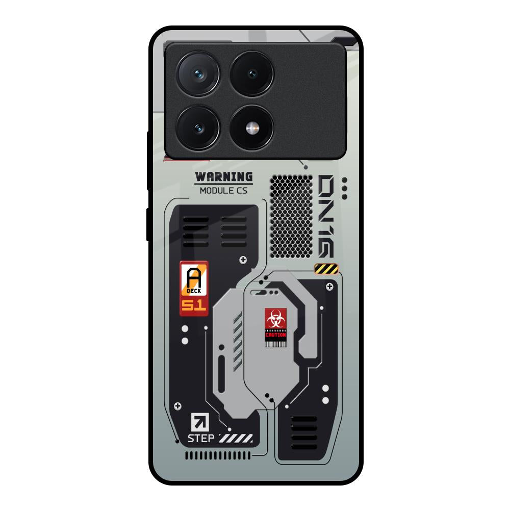 Techno Vibes Poco X6 Pro 5G Glass Back Cover Online