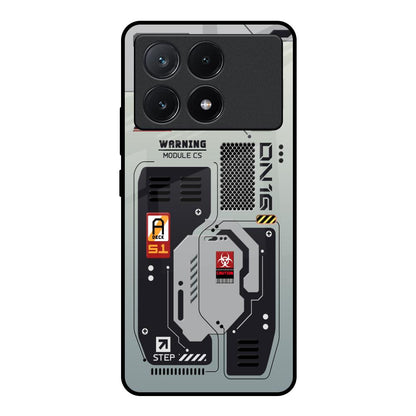 Techno Vibes Poco X6 Pro 5G Glass Back Cover Online