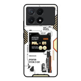 Tech Display Poco X6 Pro 5G Glass Back Cover Online