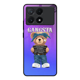 Gangsta Bear Poco X6 Pro 5G Glass Back Cover Online