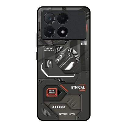 Tech Aesthetics Poco X6 Pro 5G Glass Back Cover Online