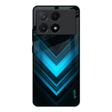 Vertical Blue Arrow Poco X6 Pro 5G Glass Back Cover Online