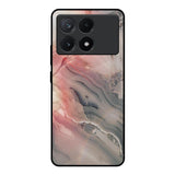 Pink And Grey Marble Poco X6 Pro 5G Glass Back Cover Online