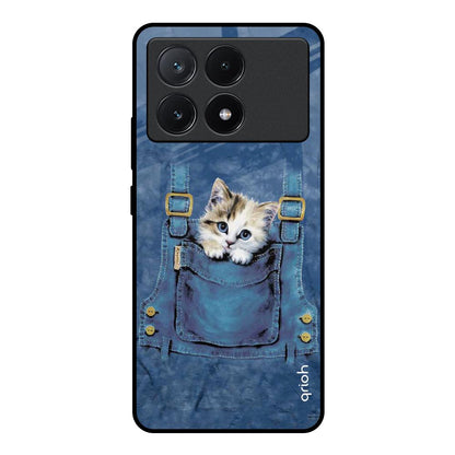 Kitty In Pocket Poco X6 Pro 5G Glass Back Cover Online