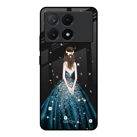 Queen Of Fashion Poco X6 Pro 5G Glass Back Cover Online