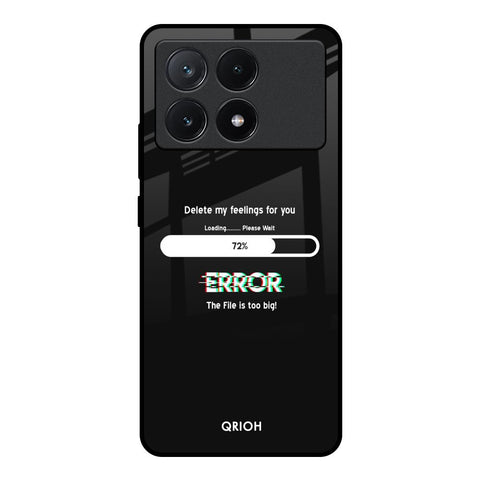 Error Poco X6 Pro 5G Glass Back Cover Online