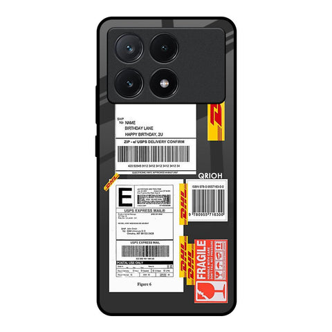 Cool Barcode Label Poco X6 Pro 5G Glass Back Cover Online