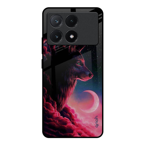 Moon Wolf Poco X6 Pro 5G Glass Back Cover Online