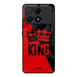 I Am A King Poco X6 Pro 5G Glass Back Cover Online