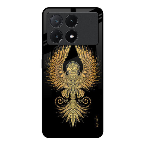 Mythical Phoenix Art Poco X6 Pro 5G Glass Back Cover Online
