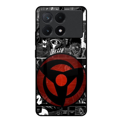 Sharingan Poco X6 Pro 5G Glass Back Cover Online