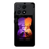 Minimalist Anime Poco X6 Pro 5G Glass Back Cover Online